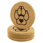 K9 with Heart - Round Coasters