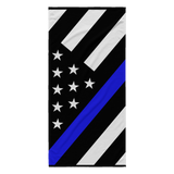 Thin Blue Line Beach Towel - Type 4