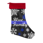 Blue Family - Thin Blue Line - Christmas Stocking