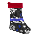 Blue Family - Thin Blue Line - Christmas Stocking