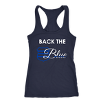 Women's Back the Blue Badge - Racerback Tank Top