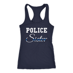 Women's Police Sister - Racerback Tank Top