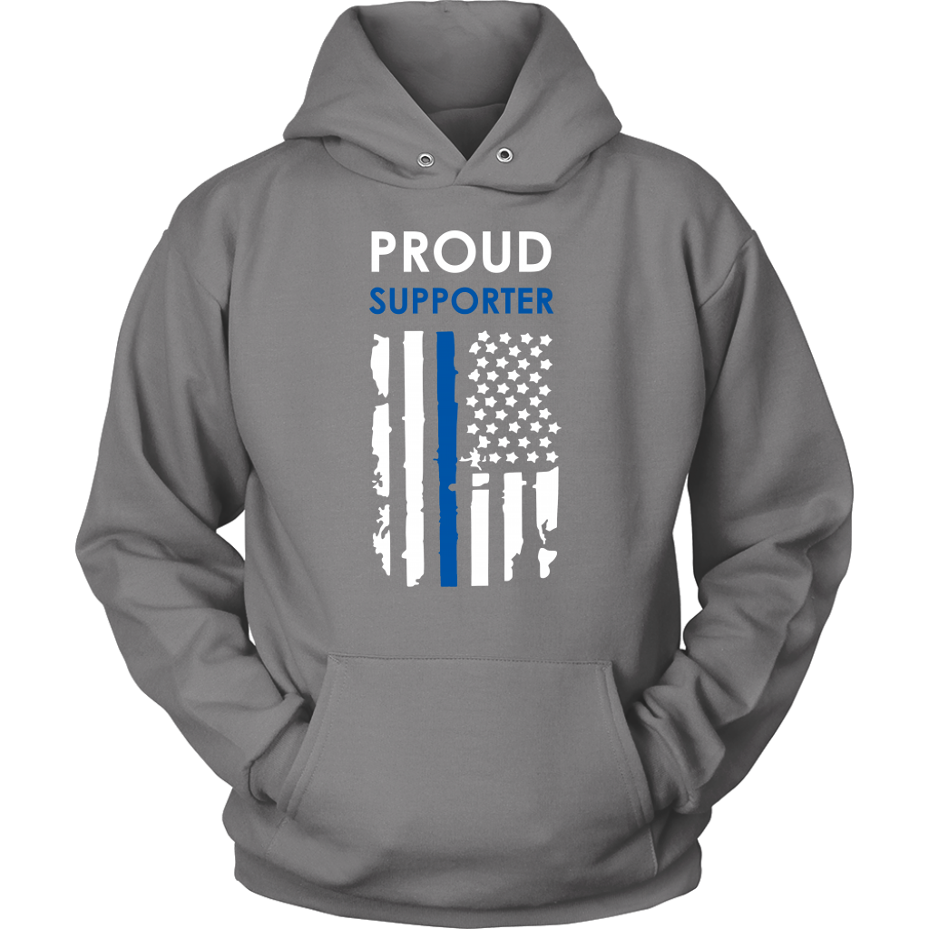 Thin blue 2025 line flag sweatshirt