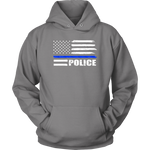 Police - Thin Blue Line Flag - Hoodie