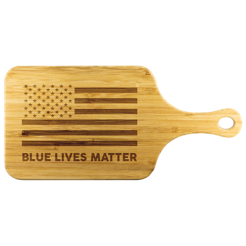 Blue Lives Matter - Cutting Board with Handle