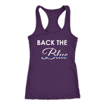 Women's Back the Blue - Racerback Tank Top