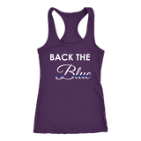 Women's Back the Blue - Racerback Tank Top