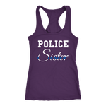 Women's Police Sister - Racerback Tank Top