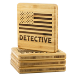 Detective Coasters - Set of 4