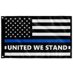 United We Stand - Thin Blue Line Flag - Version 1