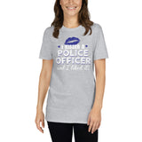 "I Kissed A Police Officer" - Blue lips - Women's Shirt - HM1