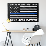 Blue Lives Matter Flag - Version 10