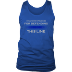 "I will never apologize for defending this line" - Tank tops