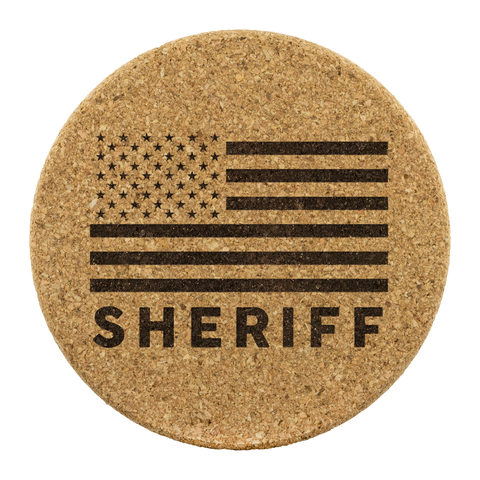Sheriff - Round Coasters