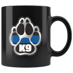 K9 Thin Blue Line Mug