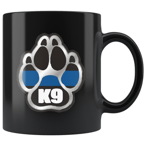 K9 Thin Blue Line Mug